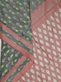 Ikkath cotton sarees with contrast border and contrast pallu