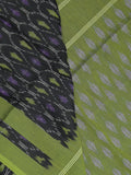Ikkath cotton sarees with contrast border and contrast pallu