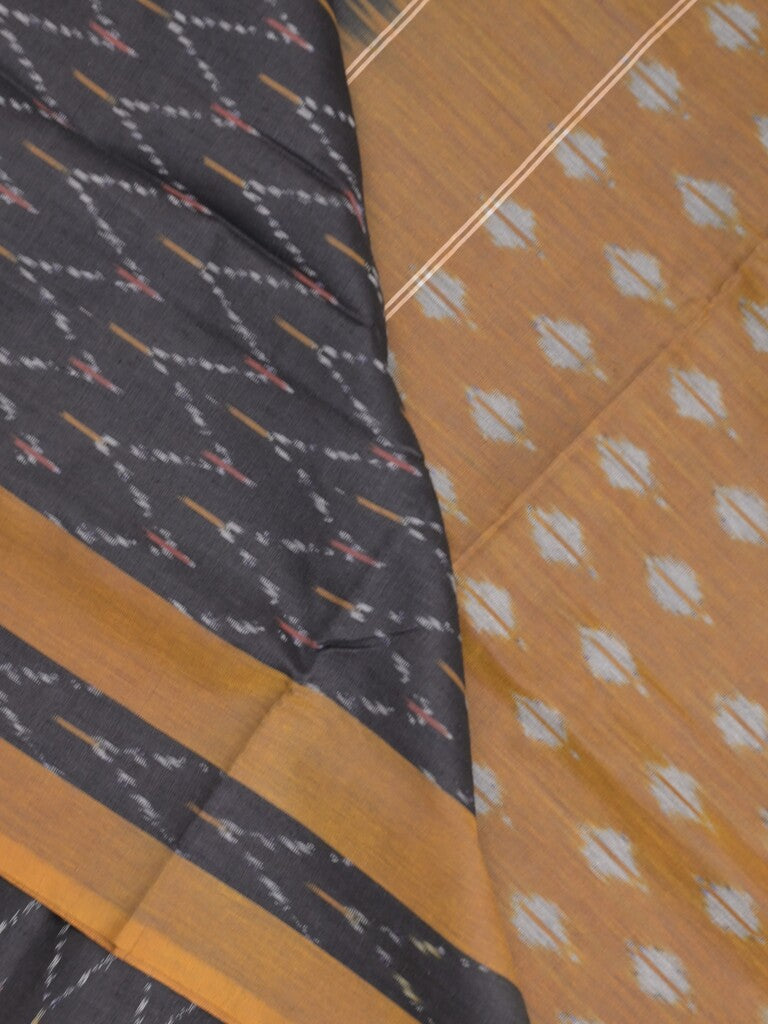 Ikkath cotton sarees with contrast border and contrast pallu