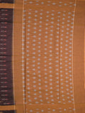 Ikkath cotton sarees with contrast border and contrast pallu