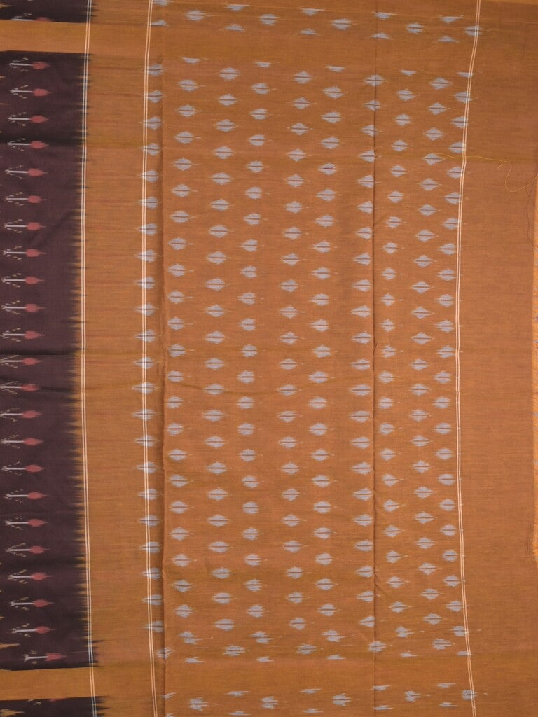 Ikkath cotton sarees with contrast border and contrast pallu