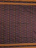 Ikkath cotton sarees with contrast border and contrast pallu