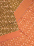 Ikkath cotton sarees with contrast border and contrast pallu