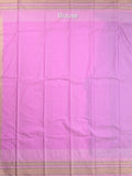 Narayanpet pattu saree allover zari checks and zari border with contrast pallu and blouse