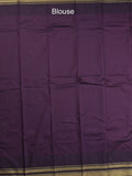 Narayanpet pattu saree allover zari checks and zari border with contrast pallu and blouse