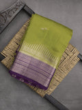 Maheshwari fancy saree allover zari motifs with zari border with contrast blouse