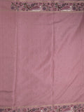 Tussar fancy saree with embroidery border and attached plain blouse