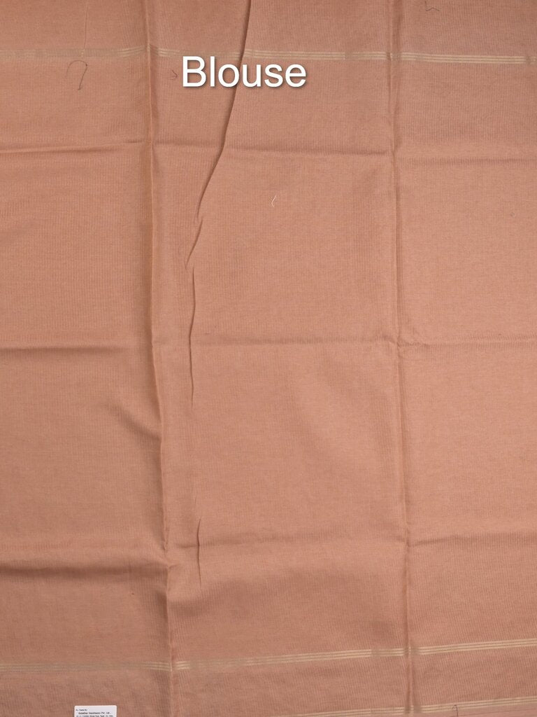 Tussar fancy saree with embroidery border and attached plain blouse