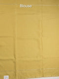 Tussar fancy saree with embroidery border and attached plain blouse