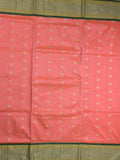 Narayanpet pattu saree allover zari motifs with paithani pallu and contrast blouse