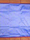 Narayanpet pattu saree allover zari motifs with paithani pallu and contrast blouse