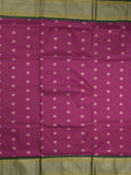 Narayanpet pattu saree allover zari motifs with paithani pallu and contrast blouse