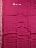 Raw mango pattu saree bright yellow color allover zari weaves & zari border with zari pallu and plain blouse