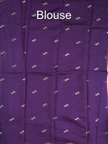 Maheshwari fancy saree allover zari motifs with zari border with contrast blouse