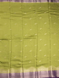 Maheshwari fancy saree allover zari motifs with zari border with contrast blouse