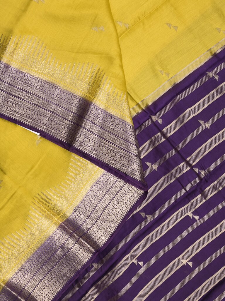 Maheshwari fancy saree allover zari motifs with zari border with contrast blouse