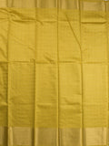 Bhagalpur fancy saree allover checks and zari border with self pallu and attached blouse