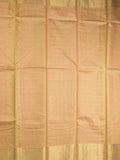 Bhagalpur fancy saree allover checks and zari border with self pallu and attached blouse