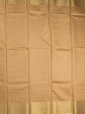 Bhagalpur fancy saree allover checks and zari border with self pallu and attached blouse