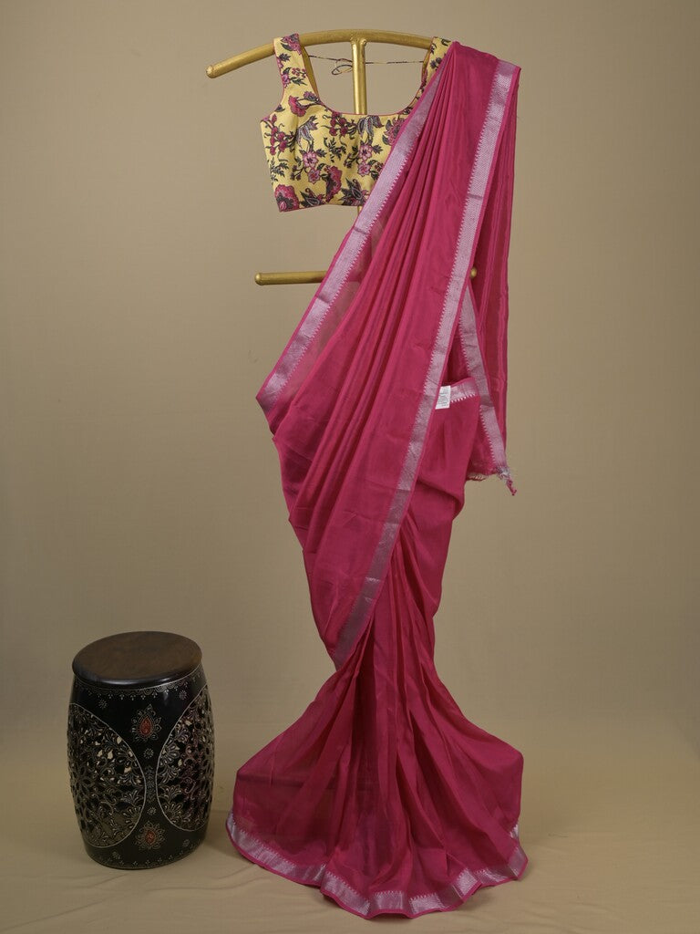 Rocket saree Georgette saree in lavender color