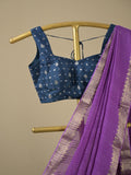 Rocket saree Georgette saree in lavender color