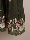 Kids designer lehenga Set | peach | party wear | 6-7 years