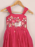 Kids designer lehenga Set | peach | party wear | 6-7 years