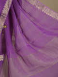 Rocket saree Georgette saree in lavender color