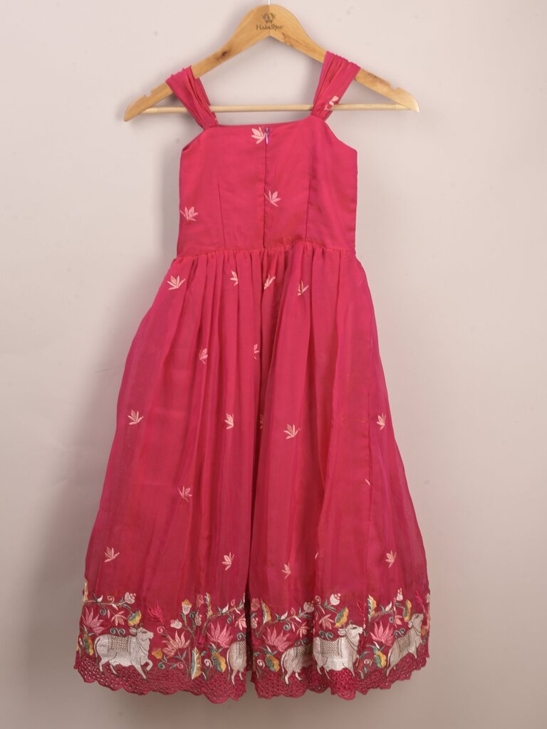 Kids designer lehenga Set | peach | party wear | 6-7 years