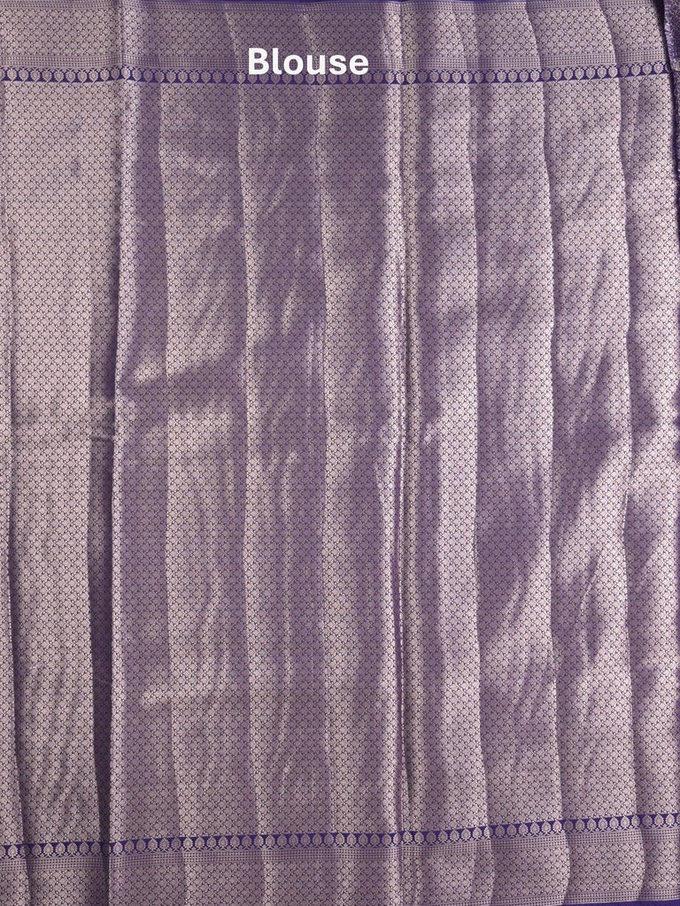 Raw mango fancy saree in orange color with allover zari motifs and zari border with brocade pallu & blouse