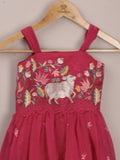 Designer kid's lehengas | wine | party wear | 4-5 years