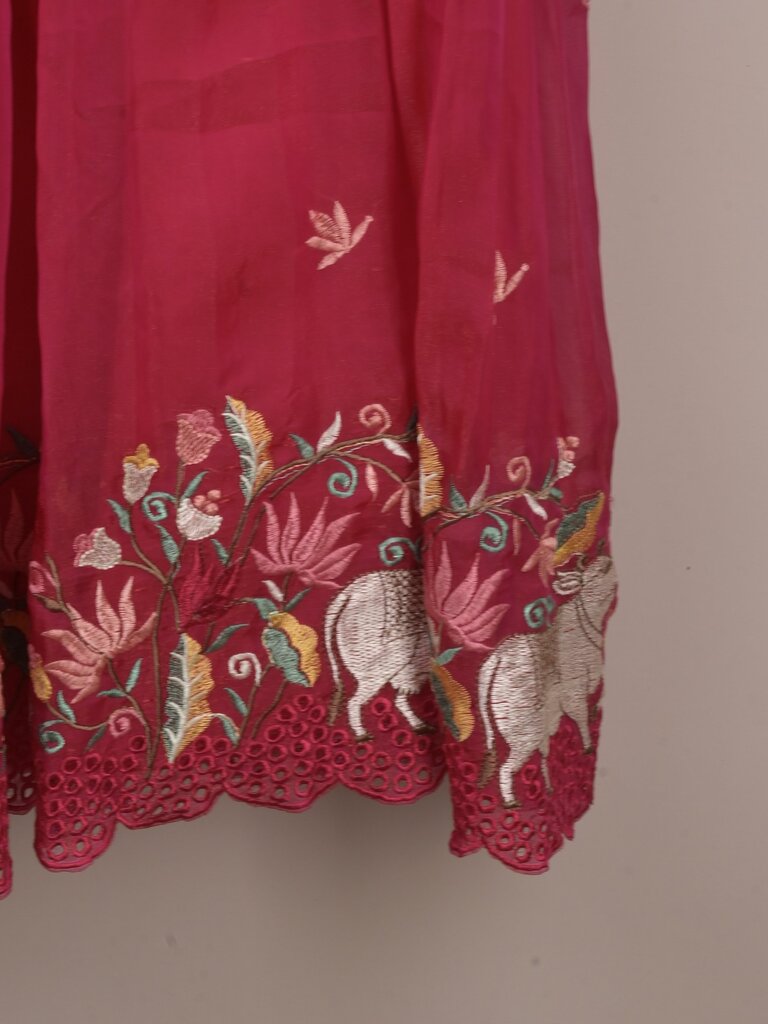 Designer kid's lehengas | wine | party wear | 4-5 years