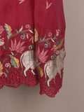 Designer kid's lehengas | wine | party wear | 4-5 years
