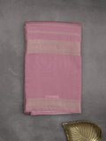 Munga fancy floral printed saree with big border and attached blouse