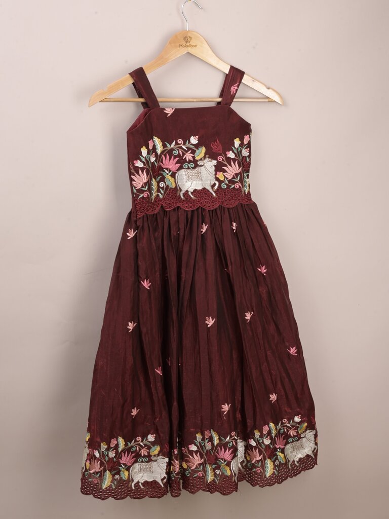 Kids designer lehenga Set | peach | party wear | 6-7 years