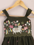 Designer kid's lehengas | wine | party wear | 4-5 years