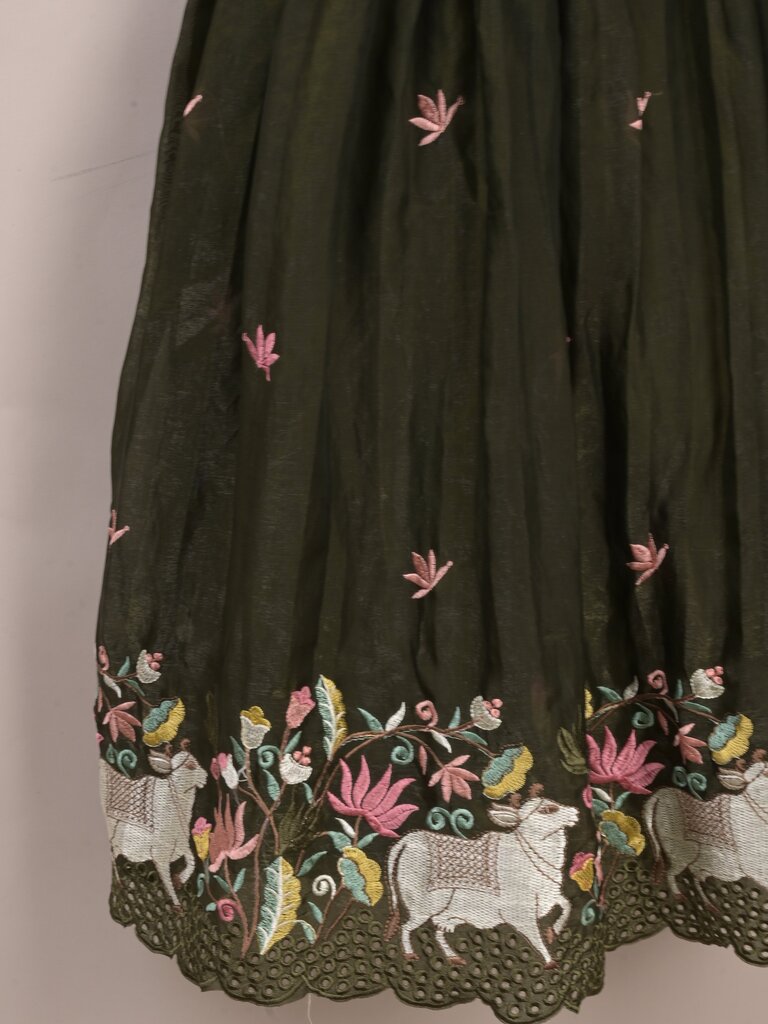 Designer kid's lehengas | wine | party wear | 4-5 years