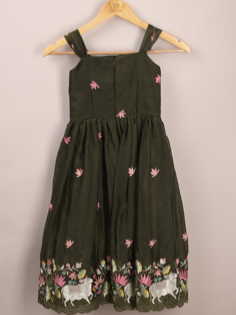 Designer kid's lehengas | wine | party wear | 4-5 years