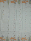 Jamdani cotton saree allover motifs and weaving pallu and attached plain blouse
