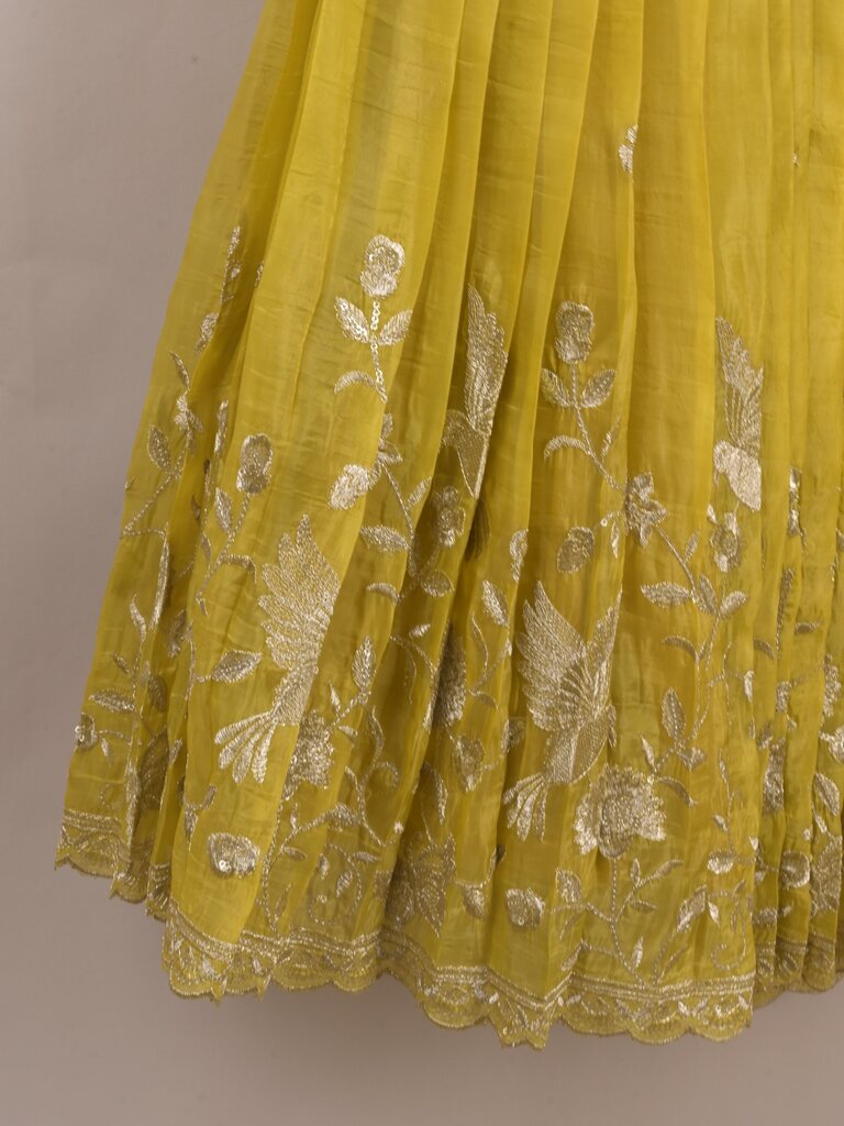 Kids designer lehenga Set | peach | party wear | 6-7 years