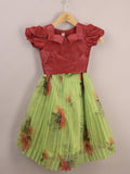 Designer kid's lehengas | wine | party wear | 4-5 years