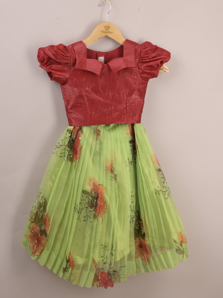 Designer kid's lehengas | wine | party wear | 4-5 years