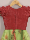 Designer kid's lehengas | wine | party wear | 4-5 years