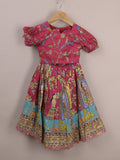 Kids Traditional Pattu Lehenga Set | baby pink | Festive & Ethnic Wear | 2-3 years