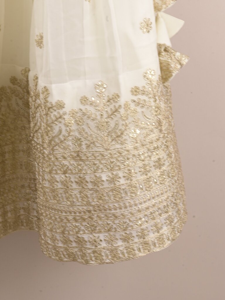 Kids designer lehenga Set | peach | party wear | 6-7 years