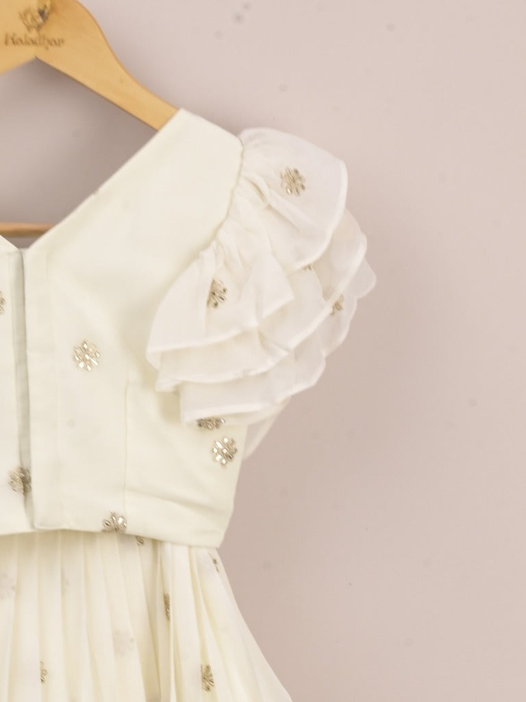 Kids designer lehenga Set | peach | party wear | 6-7 years
