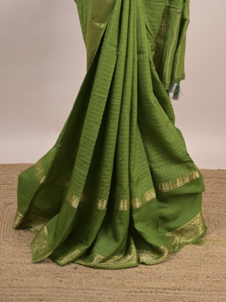 Dola silk fancy saree for women | yellow | allover stripes | party wear