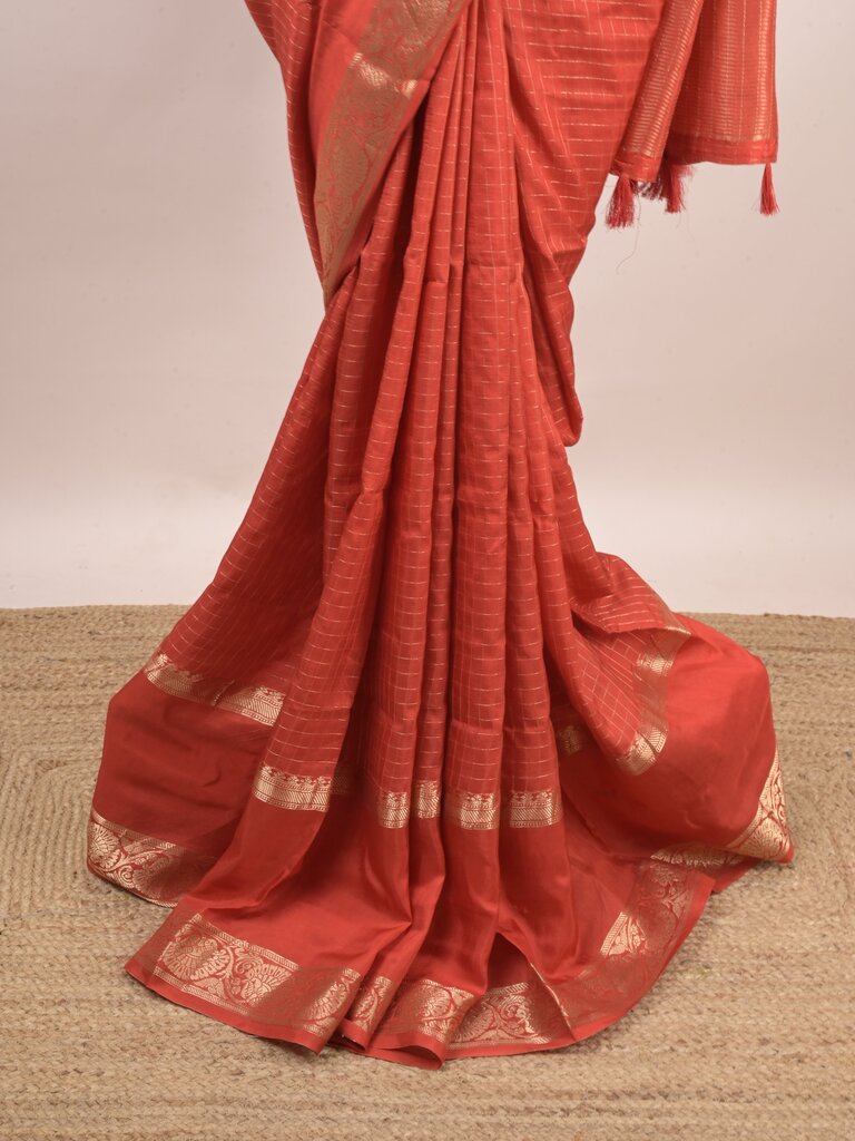 Dola silk fancy saree for women | yellow | allover stripes | party wear