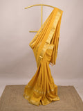 Dola silk fancy saree for women | yellow | allover stripes | party wear