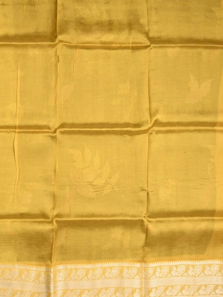 Mangalagiri fancy saree black color allover prints & zari border with short pallu and contrast plain blouse
